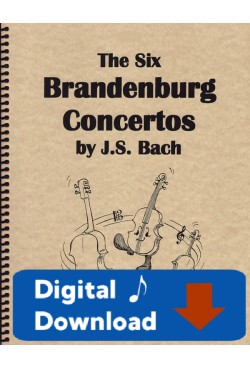 Six Brandenburg Concertos for String Quartet 10100 Digital Download
